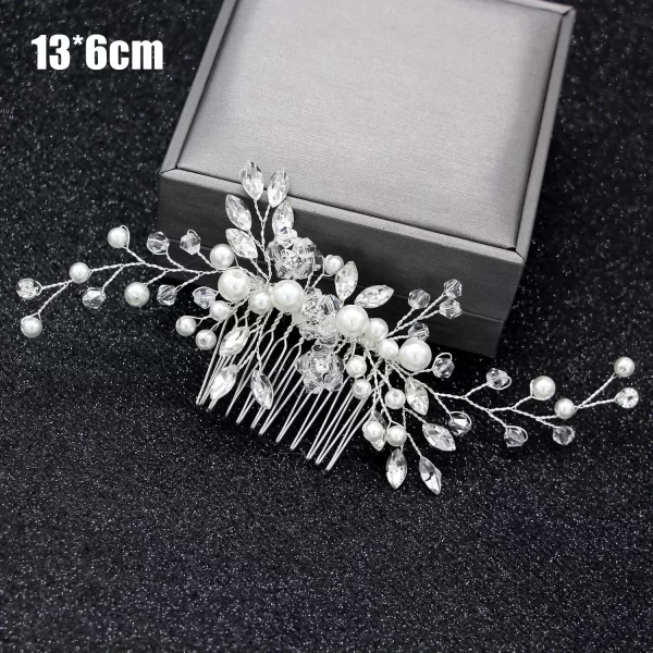 20pcs Elegant Pearl Crystal Hairpin Wedding Bridal U-shaped Metal Hair Comb Forks for Women Hairstyle Clips Jewelry Accessories - Image 24