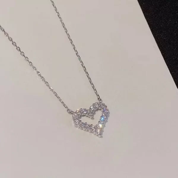 9 Pcs Simple Choker Necklaces for Women Fashion Love Heart Star Pendant Layered Necklace Jewelry Gift European and American 2024 - Image 16