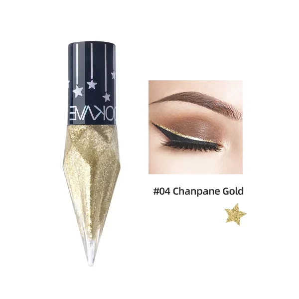 Diamond Shining Eyeliner Durable Waterproof and Sweat-proof 5-color Liquid Eye Shadow Maquillage Professional Makeup Tools - Image 10