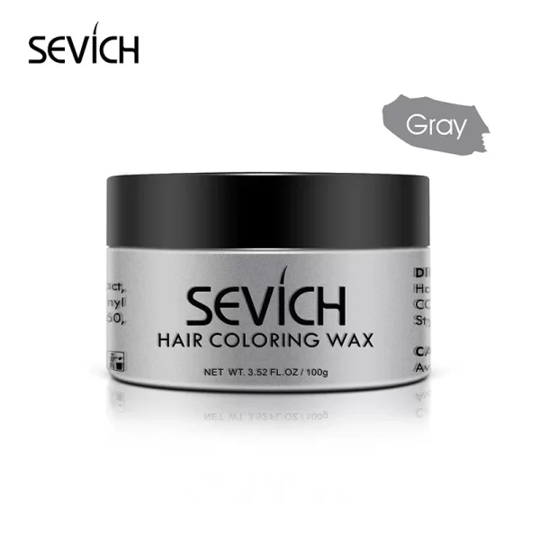 9 Color Hair Color Wax For Men and Women One-time Temporary Hair Color Cream Gel 100g Grandma Grey Color Hair Styling - Image 13