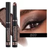 Smoky Dark Blue Eyeshadow Pencil Stick Waterproof Pearlescent 16 Colors Metallic Glitter Eye Shadow Highlighter Pen Makeup Tool - Image 20