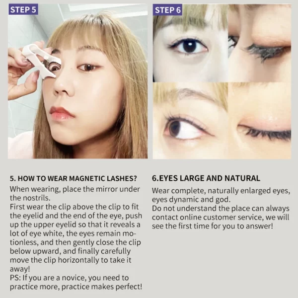 3d Magnetic False Eyelashes Reusable Waterproof Natural Long Lasting Eyelash Extension Tool False Eyelashes New 2024 - Image 5