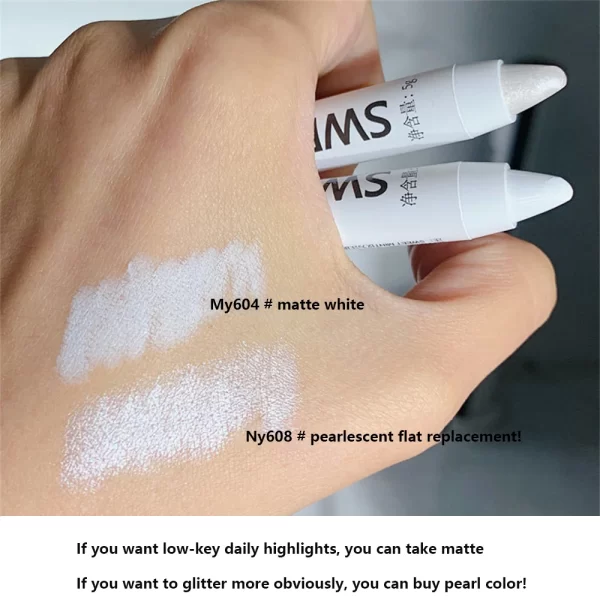 High-gloss Pen Eyeliner Pencil Lying Silkworm Highlighter Pen Eyes Corner Brightening Pearl Glitter Eyeshadow Stick Eye Makeup - Image 2