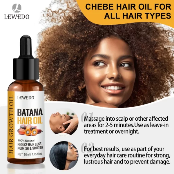 Fast Hair Growth Oil Africa Crazy Traction Alopecia batana Hair Mask Anti Hair Break Hair Strengthener Hair Loss Treatment Spray - Image 6