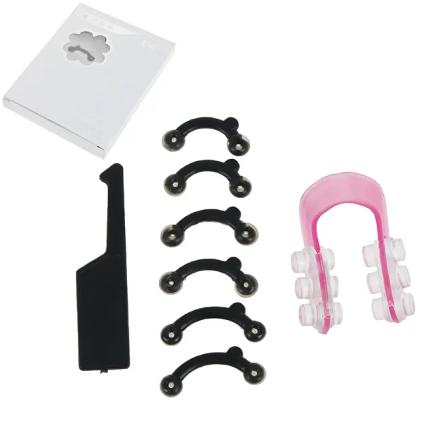 6Pcs/Set Beauty Nose Up Lifting Bridge Shaper Massage Tool No Pain Nose Shaping Clip Clipper Women Girl Massager 3 Size - Image 6