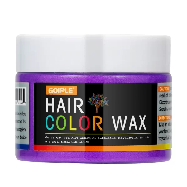 GOIPLE Unisex 120g Hair Color Wax Pomade Temporary Long Lasting Hold Hair Dye Cream Mud Disposable Molding Coloring Styling Gel - Image 10