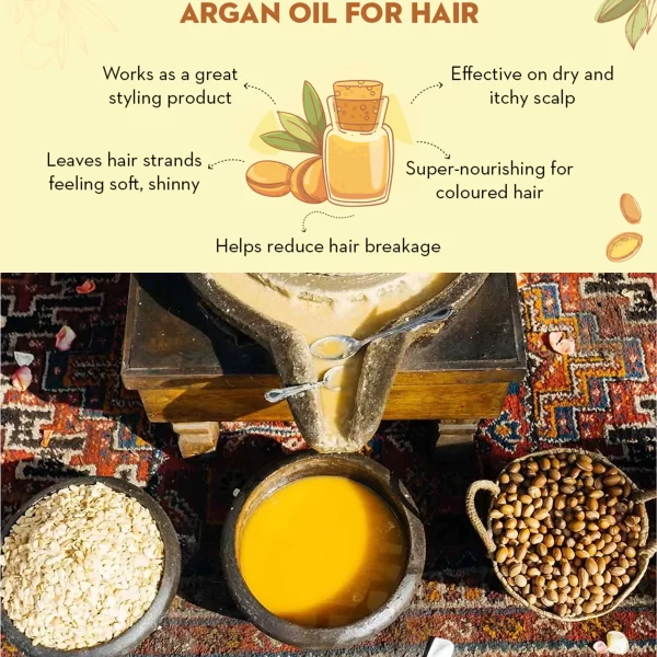 Layden Pure Argan Oil Moisturizes and Conditions Scalp Roots and Strands to Help Support Thick, Full, Healthy-looking Hair - Image 5