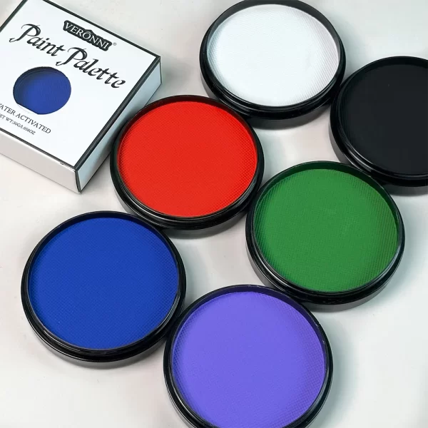 30G Water Solubility Monochromatic Body Paint Black And White Makeup Face Paint Halloween Party Waterproof Makeup Body Painting - Image 2