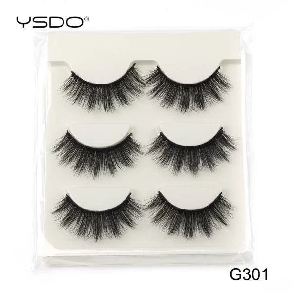 Half Lashes 3/7/10 Pairs Soft Natural 3D Mink Eyelashes Wispy Mink Lashes Makeup Volume Fluffy Half False Eyelash Cilios Tools - Image 28