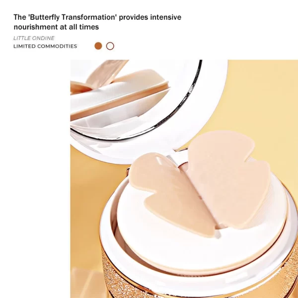 Air Cushion BB Cream Butterfly Powder Puff Moisturizing Foundation Concealer Whitening Oil-control Waterproof Makeup Cosmetics - Image 6