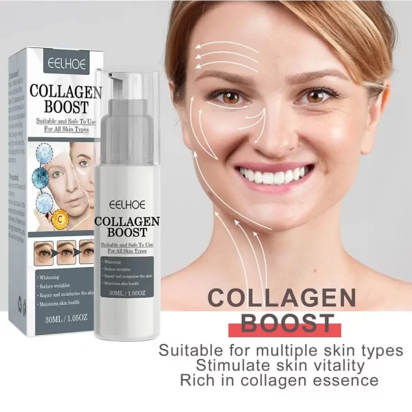 1/2pcs 30ml Collagen Boost Firming Essence Cream Fade fine lines Face brightening lightining Serum Cream skin care for women - Image 3
