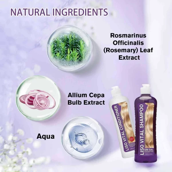 Biotin Shampoo Set Nourishing Hair Scalp Glossy Hair Care And Cleaning Hair Care Daily Hair 248ML - Image 3