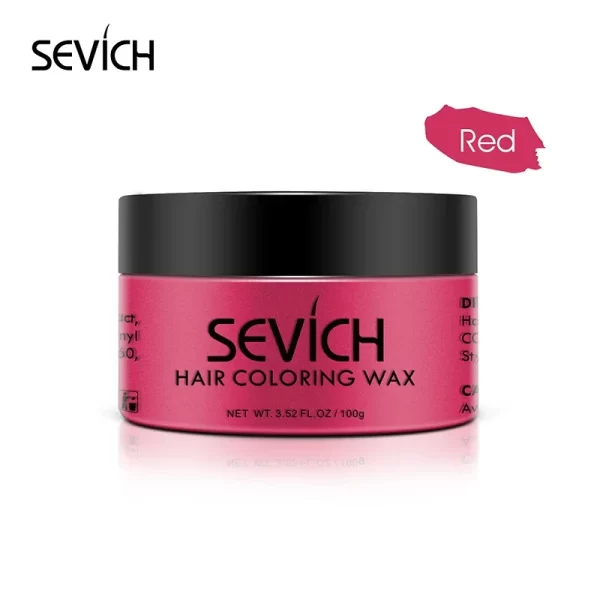 9 Color Hair Color Wax For Men and Women One-time Temporary Hair Color Cream Gel 100g Grandma Grey Color Hair Styling - Image 14