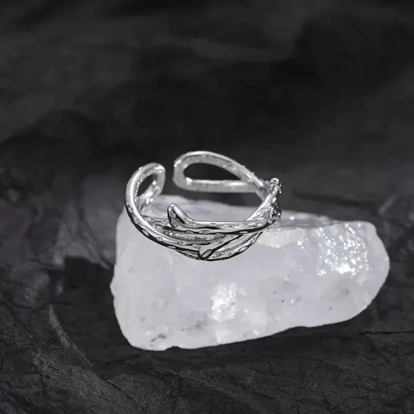 Vintage Personality Design Hollow Out Dragon Rings for Men Women Opening Stainless Steel Punk Finger Ring Hip Hop Rock Jewelry - Image 12
