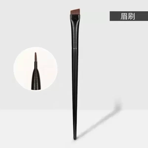 New 2 pieces/set eyebrow contour brush eyebrow eyeliner brush portable small angle eyebrow brush female makeup tool - Image 6