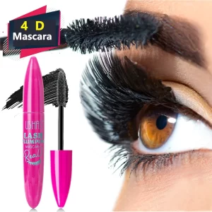 4D Thickening Mascara Waterproof No Fading Eye Lashes Brush Enhance Eyelashes Anti-fouling Black Lasting Mascara Korean Makeup