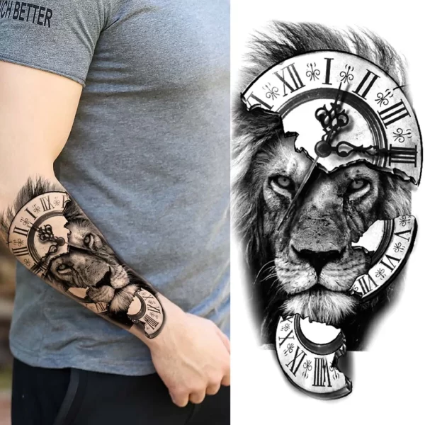 Waterproof Tattoo Stickers Body Small Arm Tattoo Stickers Animal Totem Men And Women Universal  Gift Decoration - Image 6