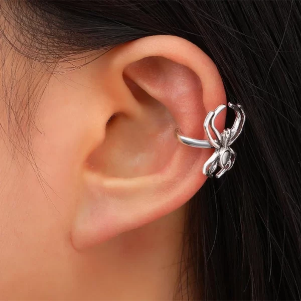 Gothic Punk Dark Style Women's Spider Designer Women's Ear Cuff Fashion Club Party Ear Cuff For Women Fashion Jewelry 2024 New - Image 13