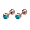 1 Pair Medical Stainless Steel Crystal Screw Round Ball Stud Earrings Ear Bone Nail Cartilage Earring Ear Piercing Body Jewelry - Image 24