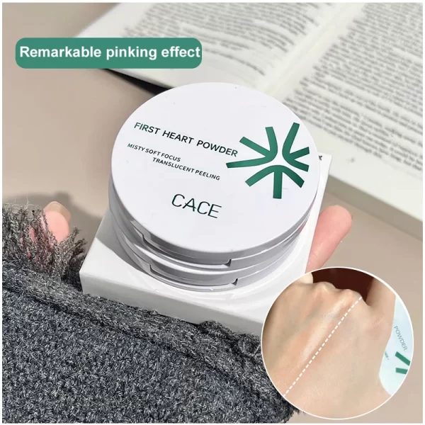 Transparent White Face Pressed Powder Matte Compact Long Lasting Oil Control Setting Powder Full Coverage Waterproof Makeup - Image 5