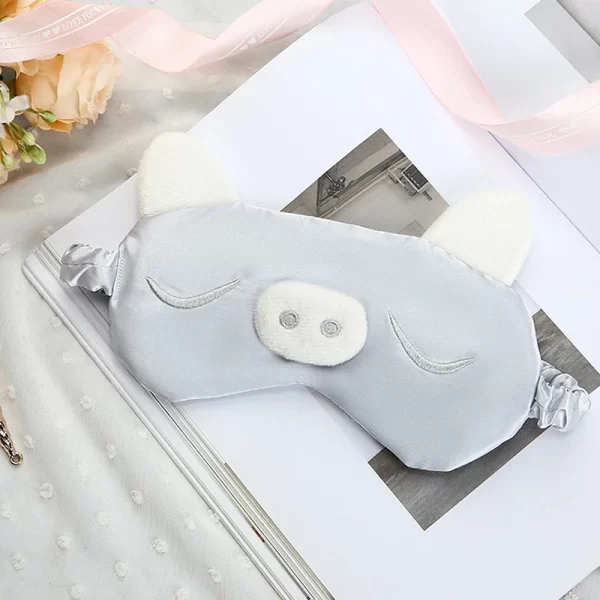 Cartoon Piggy Sleeping Mask Travel Relax Eye Cover For Sleep Shading Eye Eye Patch Beauty Health Eye Pads - Image 10