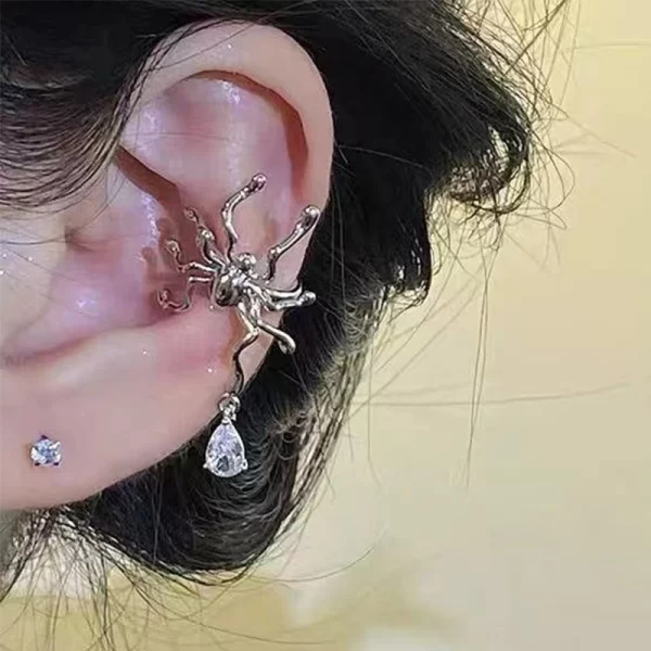 Gothic Punk Dark Style Women's Spider Designer Women's Ear Cuff Fashion Club Party Ear Cuff For Women Fashion Jewelry 2024 New - Image 26