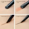 Natural Eye Makeup Brushes Set Eyeshadow Brush Eyebrow Contour Eyeliner Brush Women Eyes Cosmetic Blending Detail Make Up Tools - Image 2