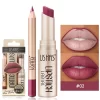 2 In 1 Matte Lipstick Set Lip Liner Waterproof Long Lasting Lip Gloss Cosmetics For Women Sexy Durable Luxury Korean Makeup - Image 8