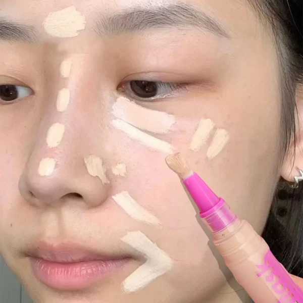 Liquid Concealer Pen Lasting Full Coverage Dark Circles Acne Pores Matte Foundation Cream Cosmetic Professional Concealer Makeup - Image 3