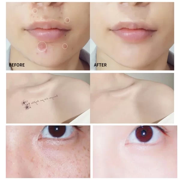 Waterproof Full Coverage Tricolor Concealer For Tattoos Scars Acne Marks Dark Circles Natural Lasting For All Skin Tones Cream - Image 4