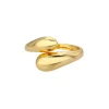 Stainless Steel Rings for Women Waterproof Open Gold Color Ring Wedding Couple Band Jewelry Gifts Free Shipping Items anillos - Image 8