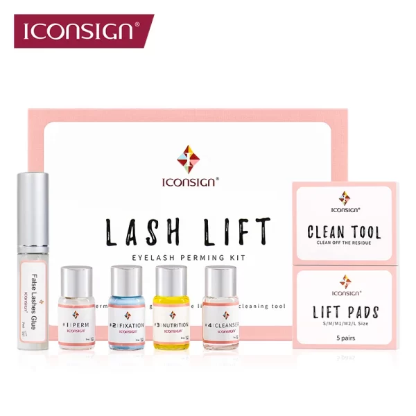 ICONSIGN Lash Lift Kit Keratin Eyelash Perm Set Lifting Eyelash Lasting Curled 6 to 8 Weeks Eyelash Makeup Salon Beauty - Image 2