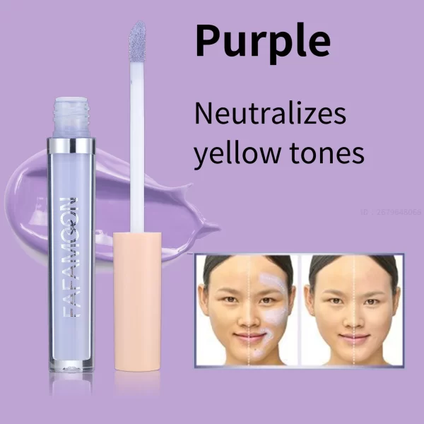 7-color Concealer Eye Dark Circles Red Spots Acne Marks Cover Liquid Concealer Face Foundation Correcting Skin Color Cosmetics - Image 12