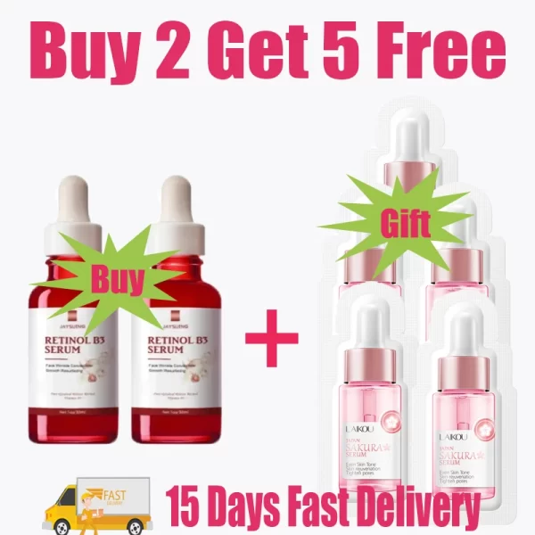 Pure Retinol Face Serum with Vitamin B3. Anti Aging Face Serum for Lines Wrinkles & Premature Sun Damage - Image 8