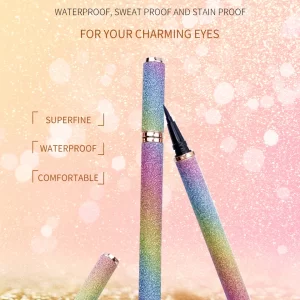Makeup Tool Eyeliner Glue Pen self-Adhesive Liquid Waterproof Black eyeliner Pencil Cosmetics False Eyelashes