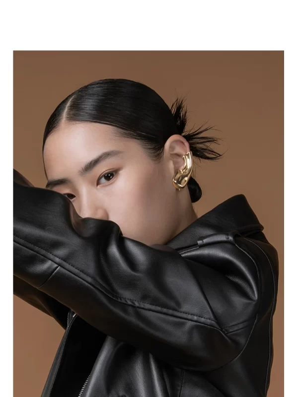 Punk Vintage Half Ear Contour Metal Ear Clip Stud Earrings For Women girls Ear Bones Clip Fashion Earring Jewelry Gift - Image 5
