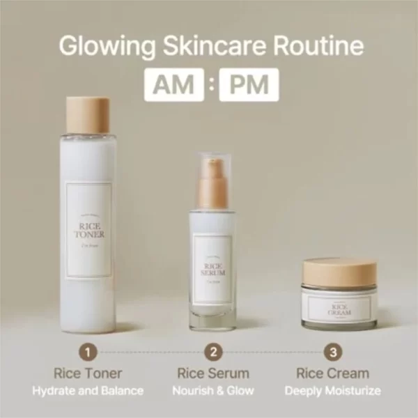 150ml Organic Rice Face Toner Anti-Aging, Moisturizing, Care Solution for Softening, Brightening, Repairing Facial Healthy Gift - Image 5