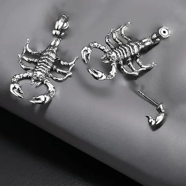 New Personalized Originality Design Scorpion Stud Earring Gothic Hip Hop Earring for Men Cartilage Pendants Punk Rock Jewelry - Image 5