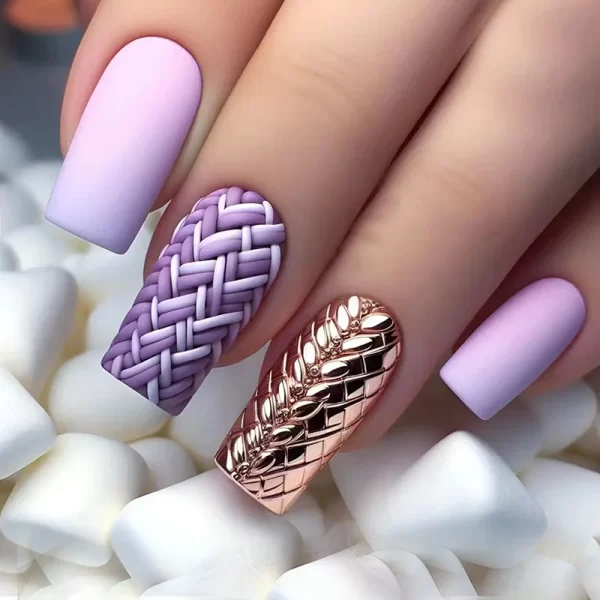 24pcs New Ballerina Fake Nails French Detachable With design False Nails Full Cover Press on Nails DIY Nail Tips - Image 2