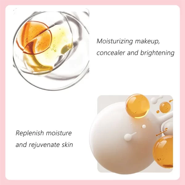 VEZE Foundation Breathable Lightweight Natural Cosmetic Concealer Pre-Makeup Primer Pore Eraser - Image 3