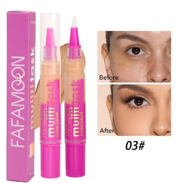 Waterproof Concealer Pen Full Coverage Cover Dark Circles Acne Pores Concealer Pen Matte Foundation Cream Facial Makeup Cosmetic - Image 15