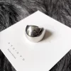 3Pcs Gold Color Silver Color Metal Minimalist Glossy Wide Open Rings Geometric Finger Rings for Women Men Jewelry - Image 8