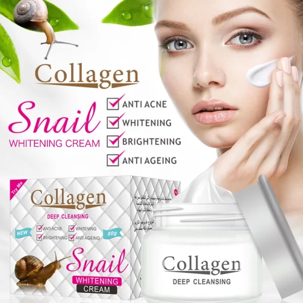 Snail Collagen Face Cream Moisturizing Face skincare Creams Firming Brightening Hydrating Facial Cream Skin Care Products - Image 2