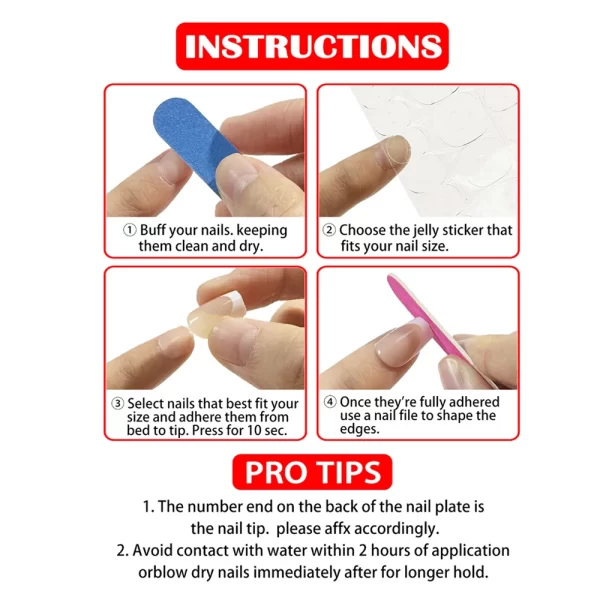 Women Girls Trend 24Pcs/Set Medium Ballet French Serpentine Star Diamond Full Coverage Wearable Fake Nail Press on Nail Art - Image 6