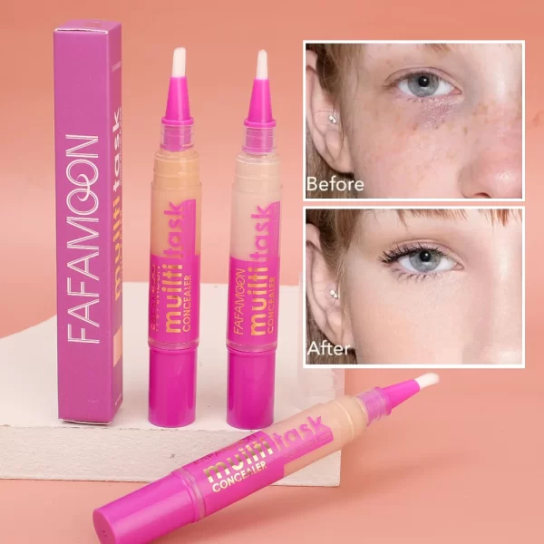 Liquid Concealer Pen Lasting Full Coverage Dark Circles Acne Pores Matte Foundation Cream Cosmetic Professional Concealer Makeup - Image 4