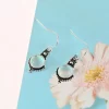 Delysia King Women Rainbow Moonstone Jewelry Vintage Earrings Ethnic Tribal Antique Eardrop - Image 5