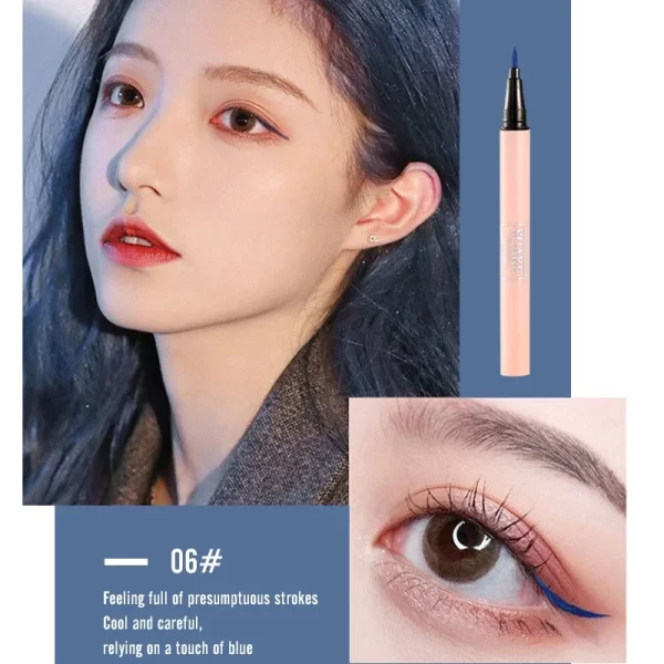 SUAKE 1Pcs Black Liquid Eyeliner Makeup Pen Waterproof Long-lasting Eyeliner Sweat-proof Not Easy to Smudge Cat's Claw Pen - Image 11