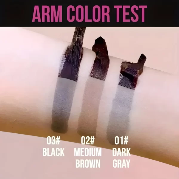 Waterproof Tattoo Brow Peel Off Tint with Stencils - Semi-Permanent Eyebrow Tint Lasts Up to 3 Days - Easy to Apply and Long-Las - Image 6