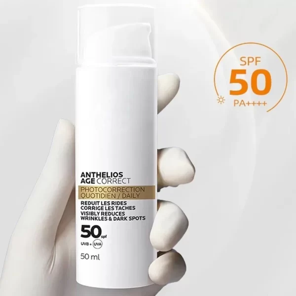 SPF50 Sunscreen Cream 50ml  Anthelios Pigment Correct / Anthelios Oil Correct / Anthelios Age Correct Original Sunscreen - Image 6