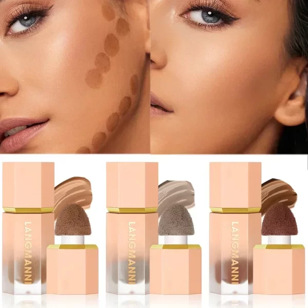 Waterproof Liquid Contour Bronzer Stick Natural Lasting Matte Nose Shadow Contouring Brighten Face Highlighter Cream Face Makeup - Image 3